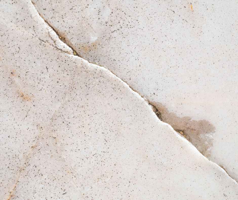 Closeup surface cracked marble floor texture background